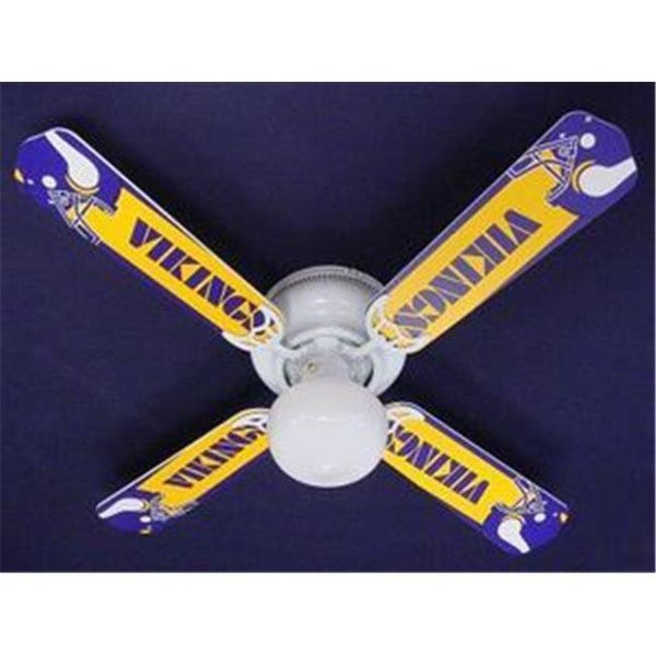 Ceiling Fan Designers Ceiling Fan Designers 42FAN-NFL-MIN NFL Minnesota Vikings Football Ceiling Fan 42 In. 42FAN-NFL-MIN